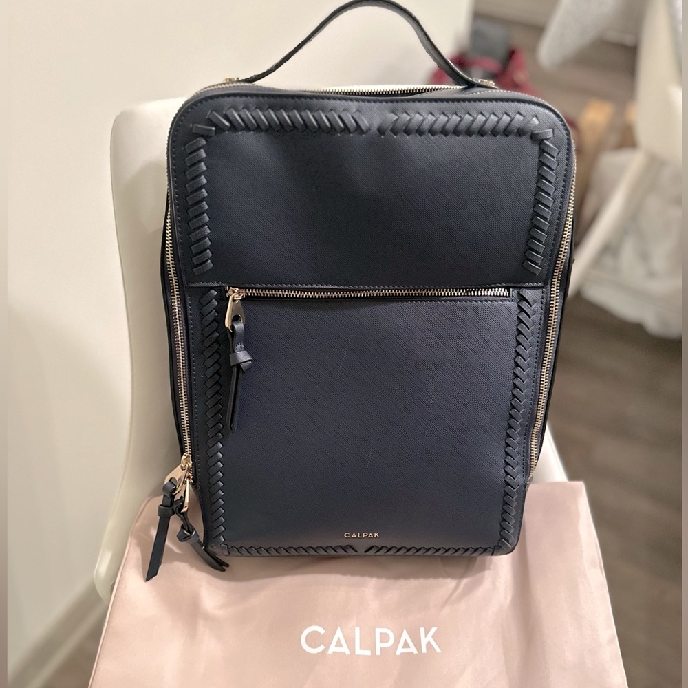 CALPAK Kaya 15 inch Laptop Backpack - Navy Blue